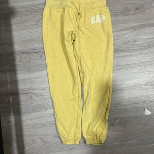Yellow Gap Sweatpants